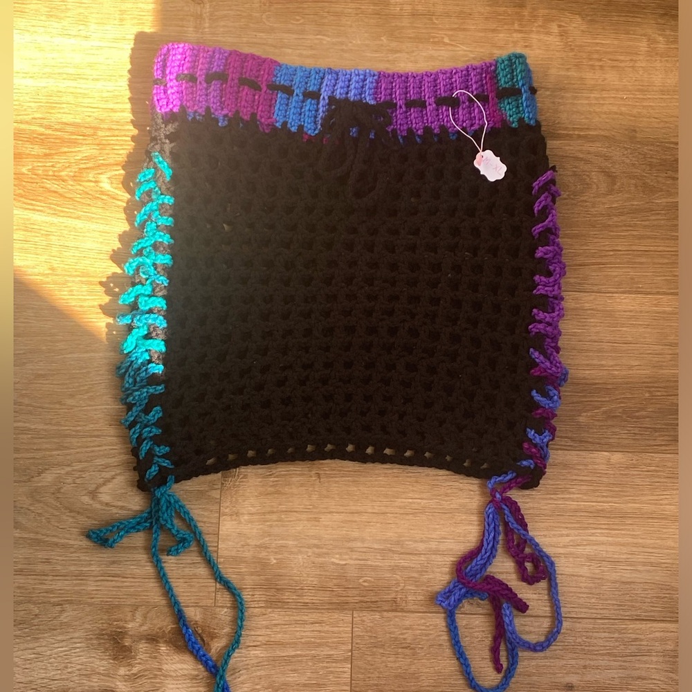 Handmade Crochet mesh skirt ✨